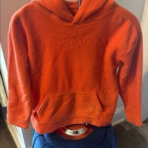 GAP Kids Orange Fleece Hoodie